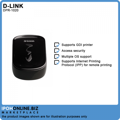 D-Link DPR-1020 USB Multifunction Print Server